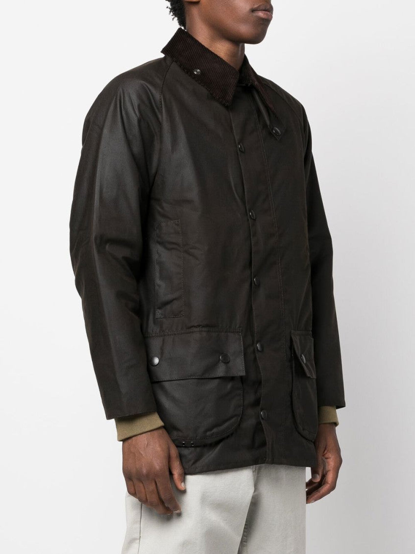 Olive Brown Beaufort Wax Jacket 4
