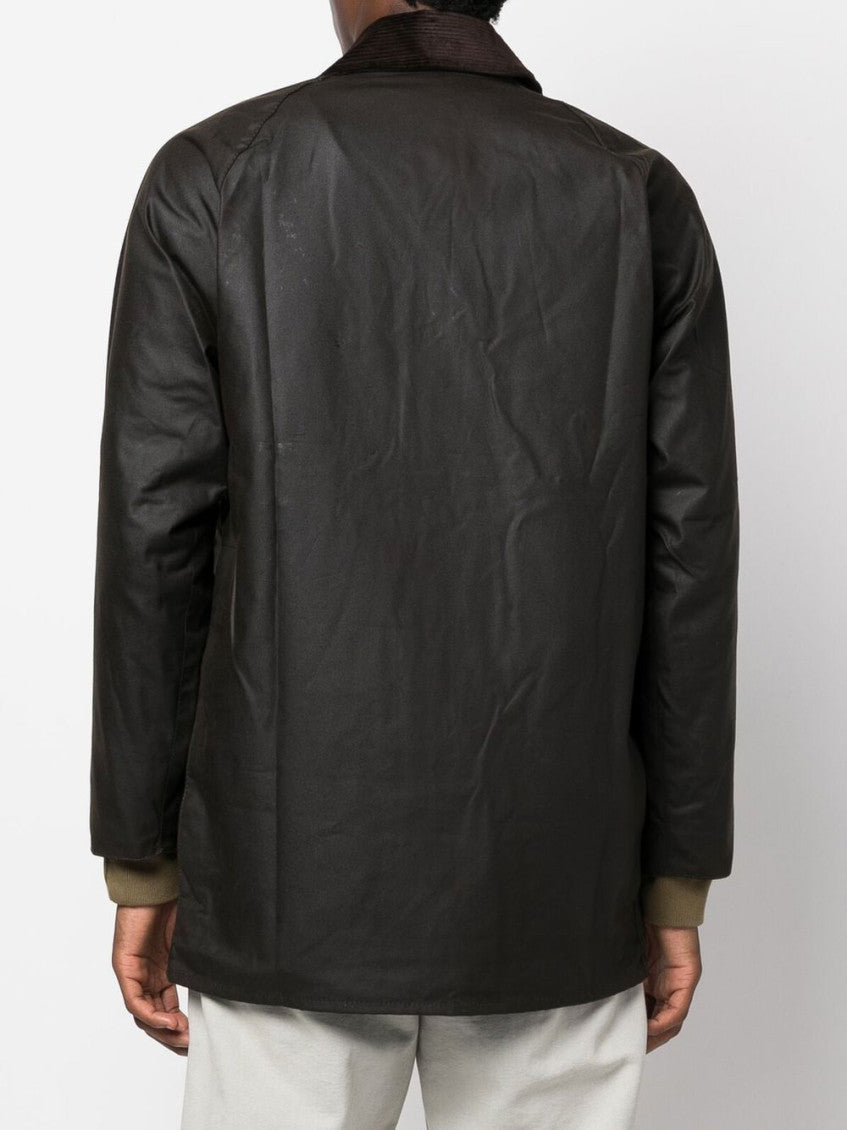 Olive Brown Beaufort Wax Jacket 5