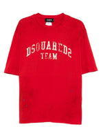 Red Crew Neck T-shirt 1