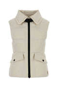 Ivory Sleeveless Jacket 1