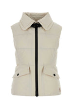 Ivory Sleeveless Jacket 1