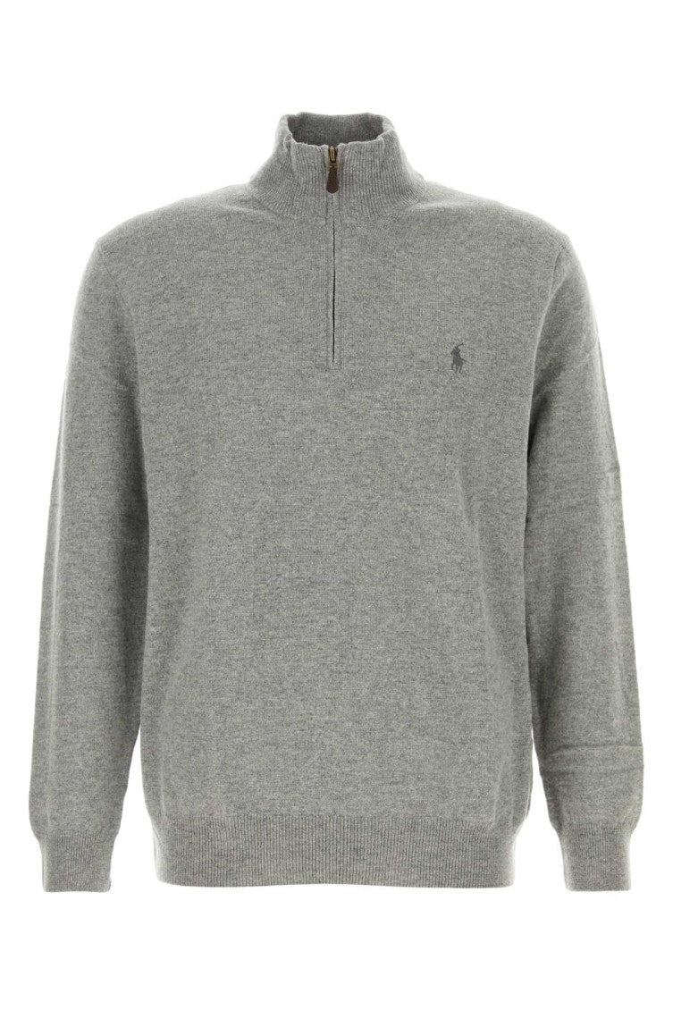 GreySweater With Logo 1
