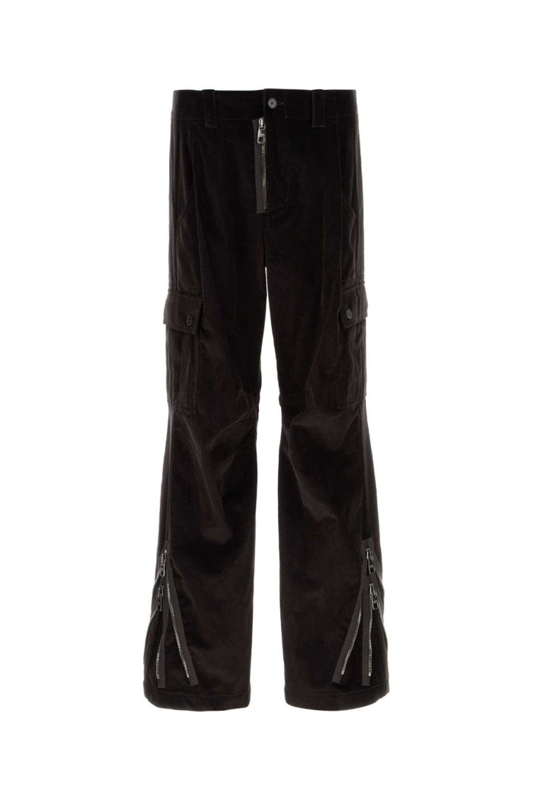 Brown Corduroy Cargo Pant 1