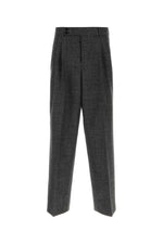 Dark Grey Two-tone Wool Pant 1