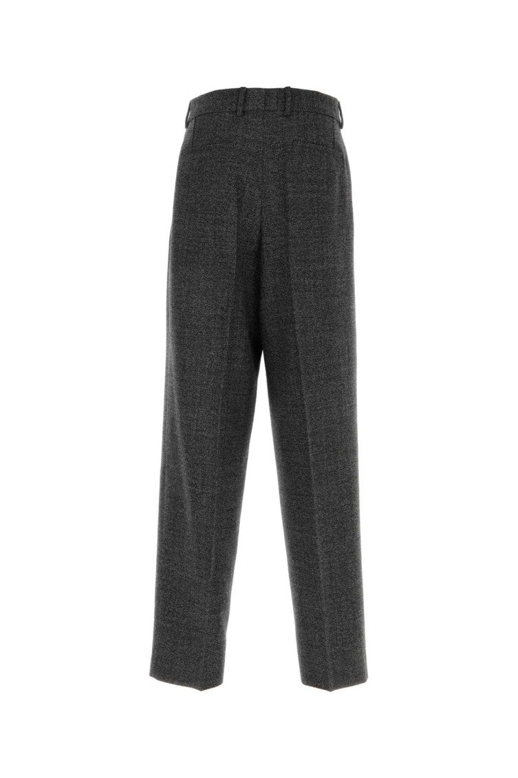 Dark Grey Two-tone Wool Pant 2