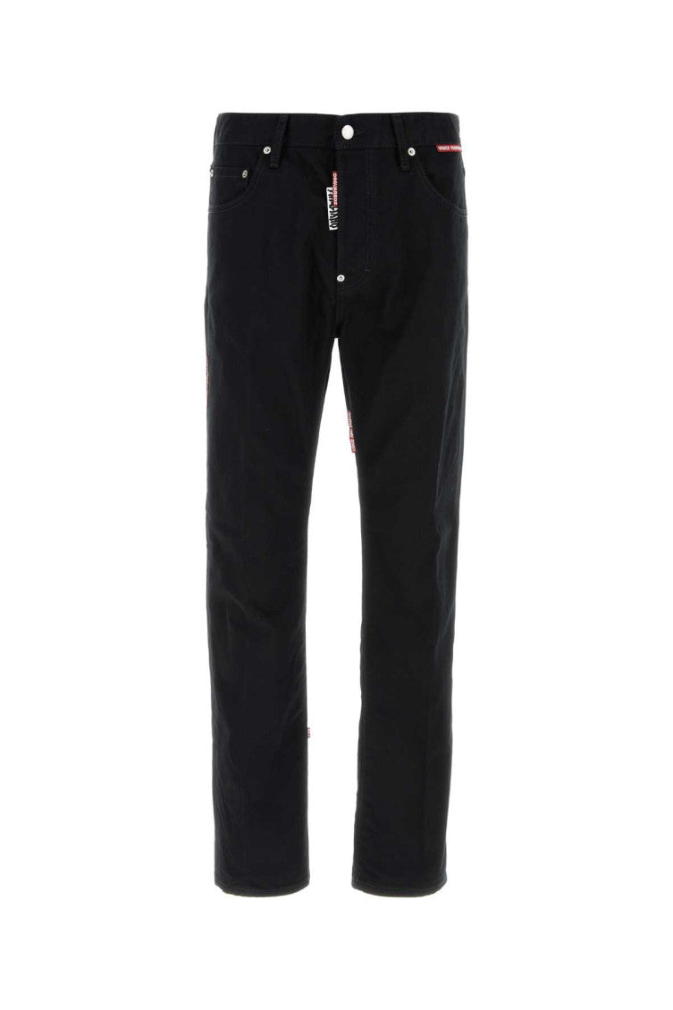 Black Logo Jeans 1