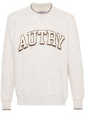 Light Beige Logo Jersey Sweatshirt 1