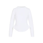 White Crew-neck Top 1