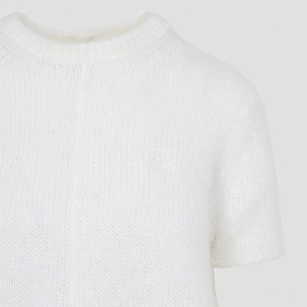 White Crew Neck Sweater 5
