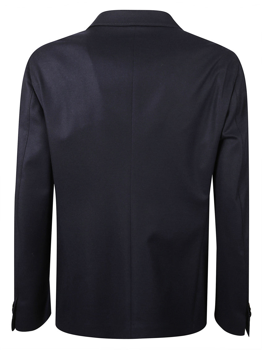 Navy Blue Patch-pocket Blazer 2