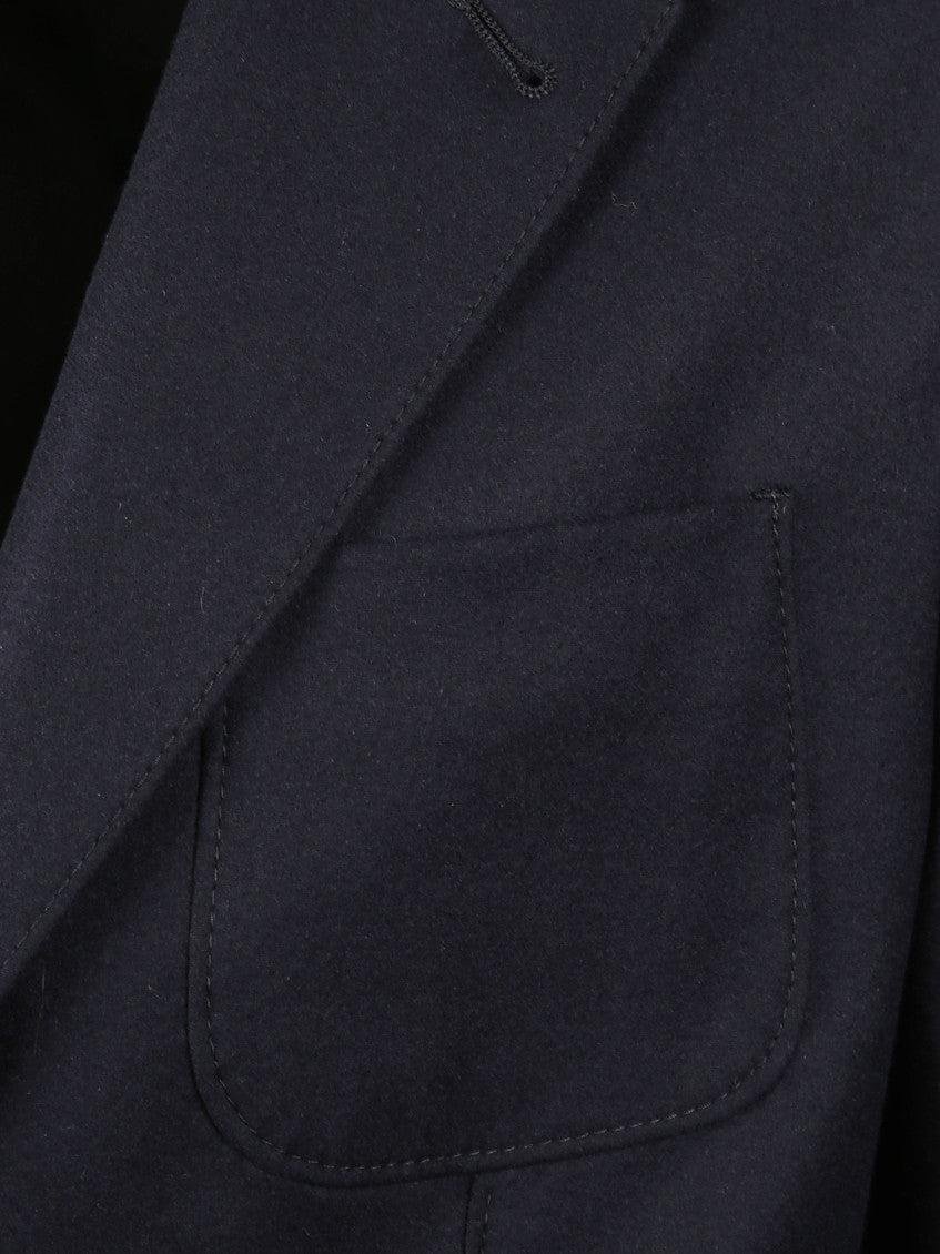 Navy Blue Patch-pocket Blazer 3