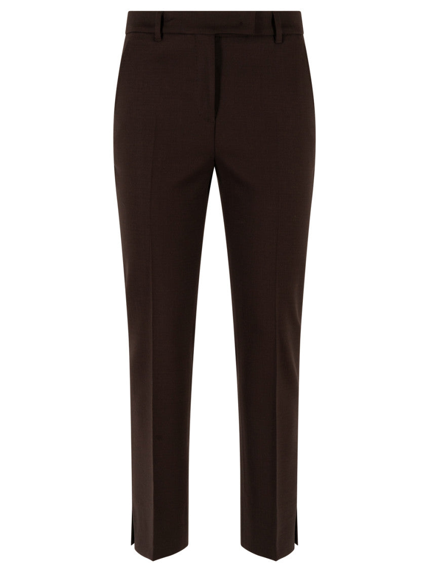 Brown Straight Leg Trouser 1