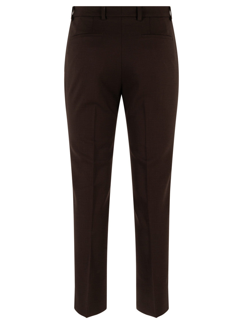 Brown Straight Leg Trouser 2