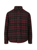 Red Check-pattern Shirt 1