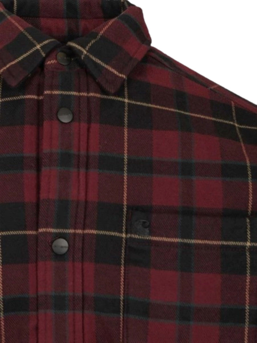 Red Check-pattern Shirt 3