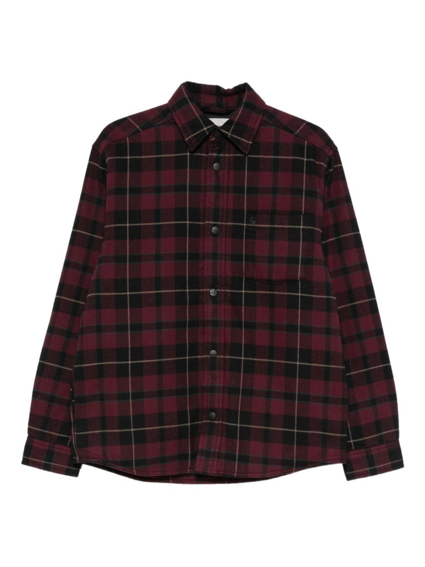 Red Check-pattern Shirt 8