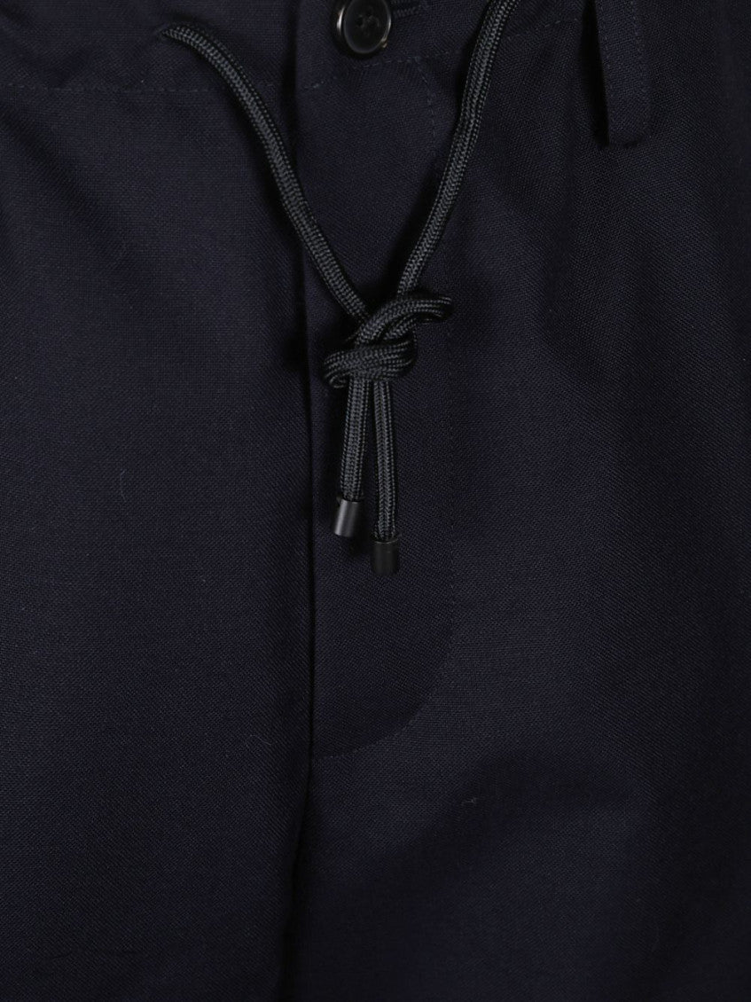 Navy Blue Wool Trouser 5