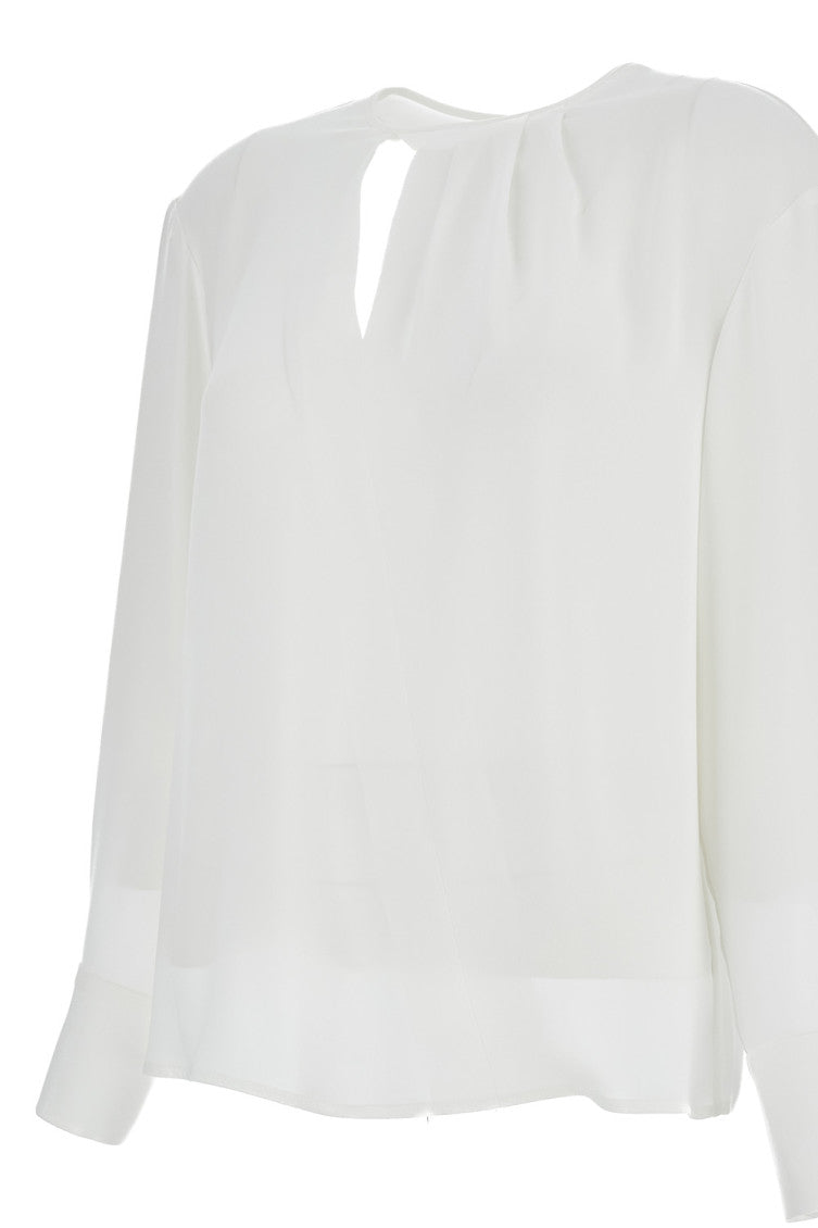 White Crew Neck Top 3