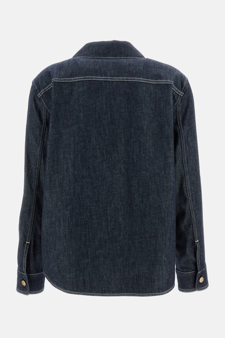 Dark Blue Denim Shirt 2