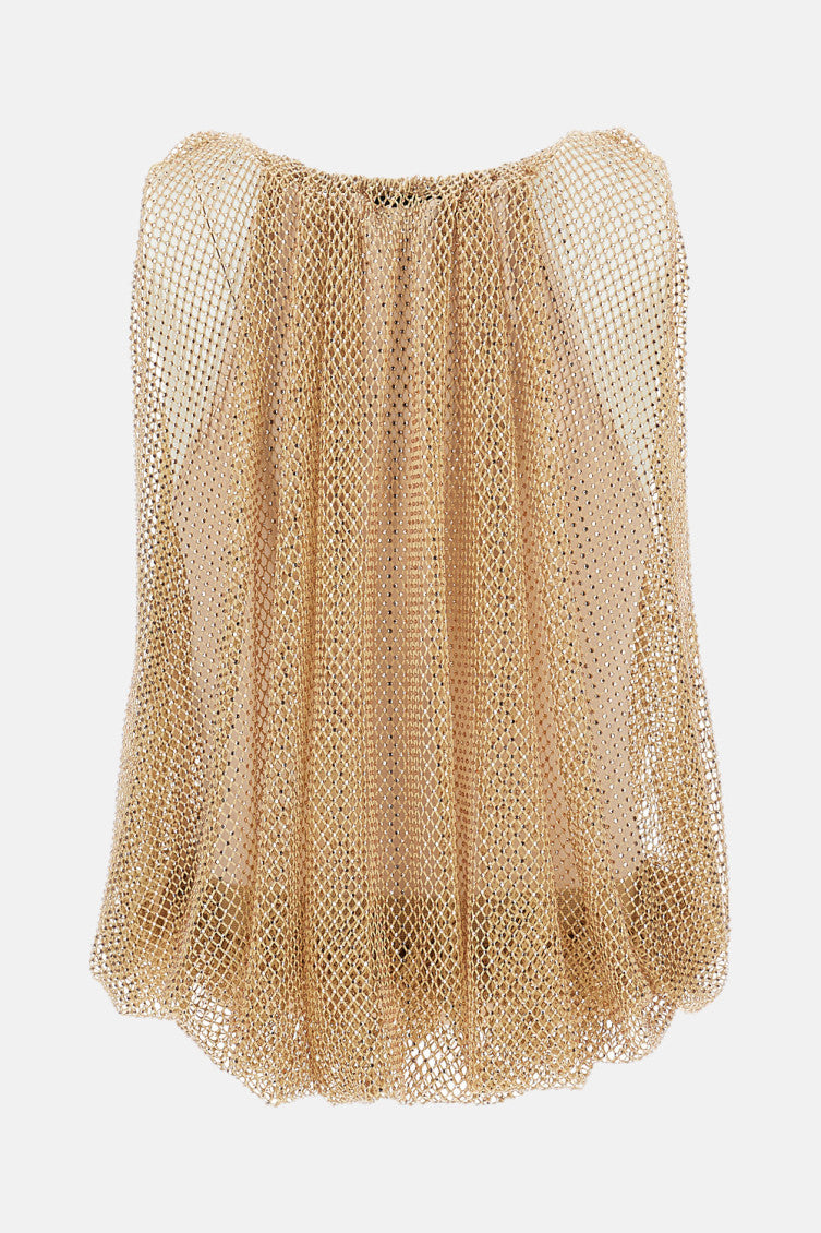 Golden Crew Neck Top 2