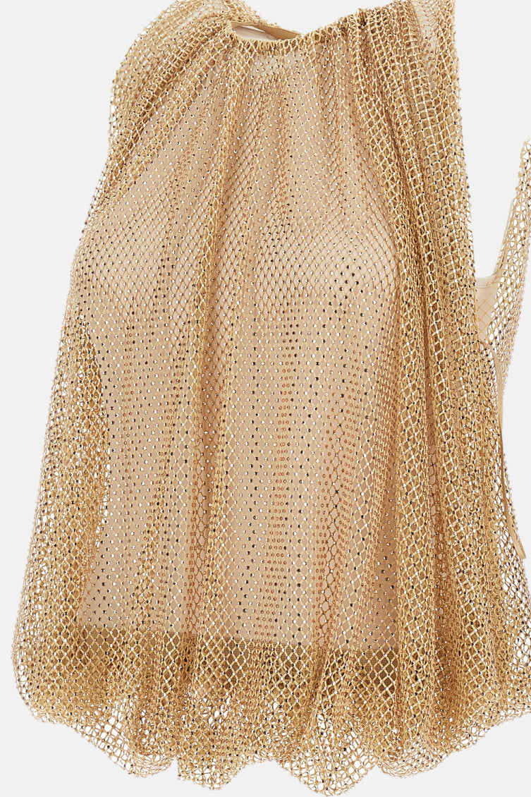 Golden Crew Neck Top 3