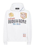 White Logo Hoodie 1