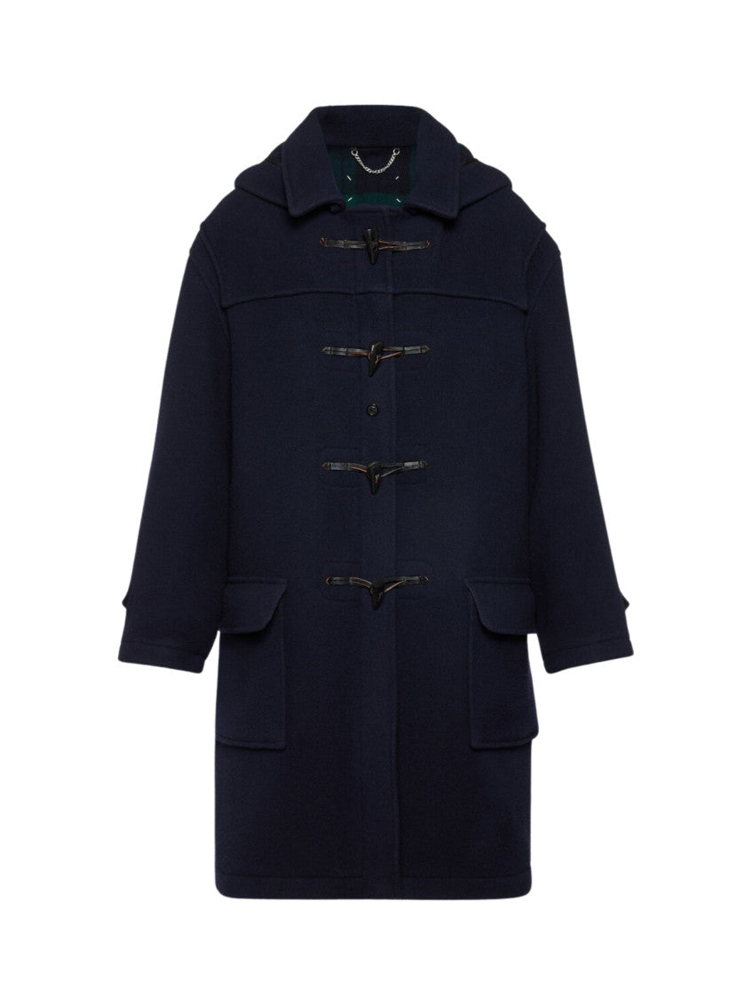Navy Blue Wool Coat 1
