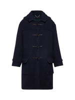 Navy Blue Wool Coat 1