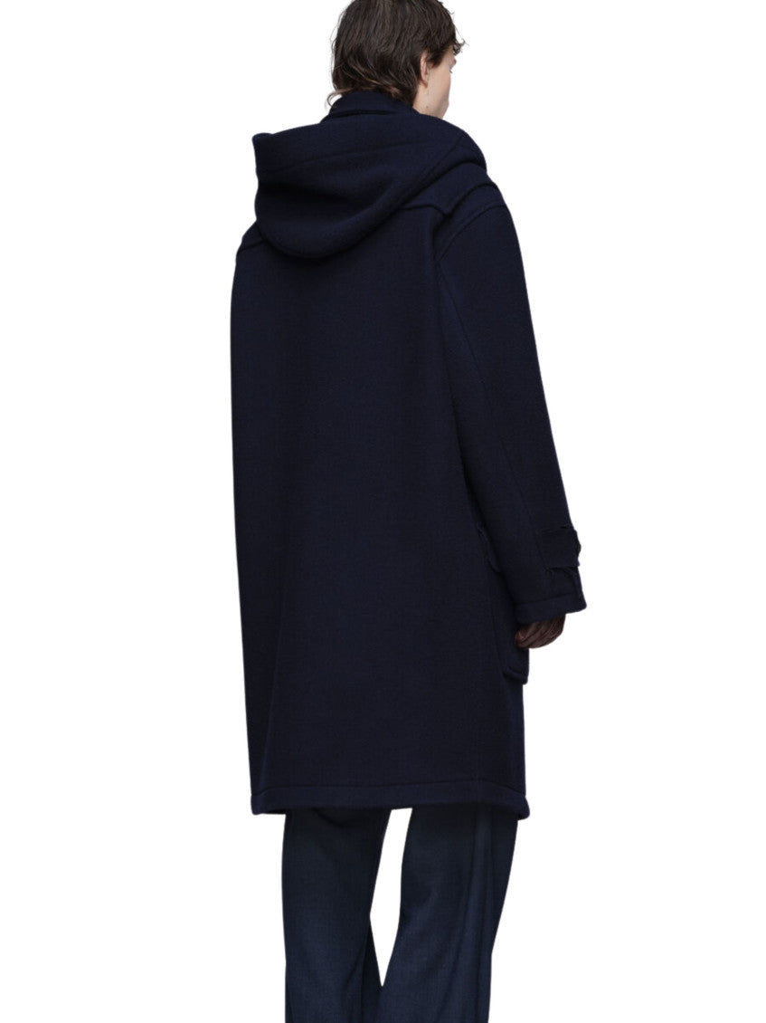 Navy Blue Wool Coat 2