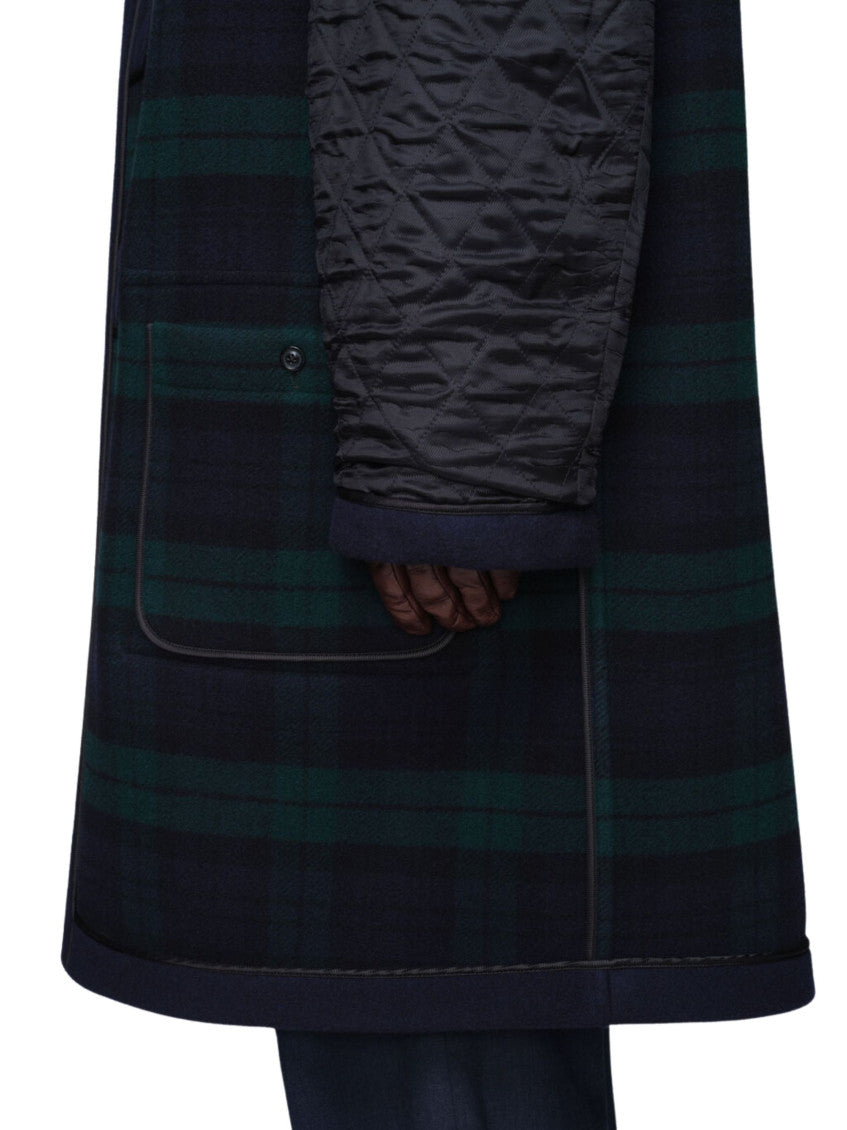 Navy Blue Wool Coat 4