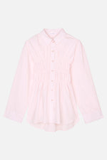 Blush Pink Gathered Shirt 1