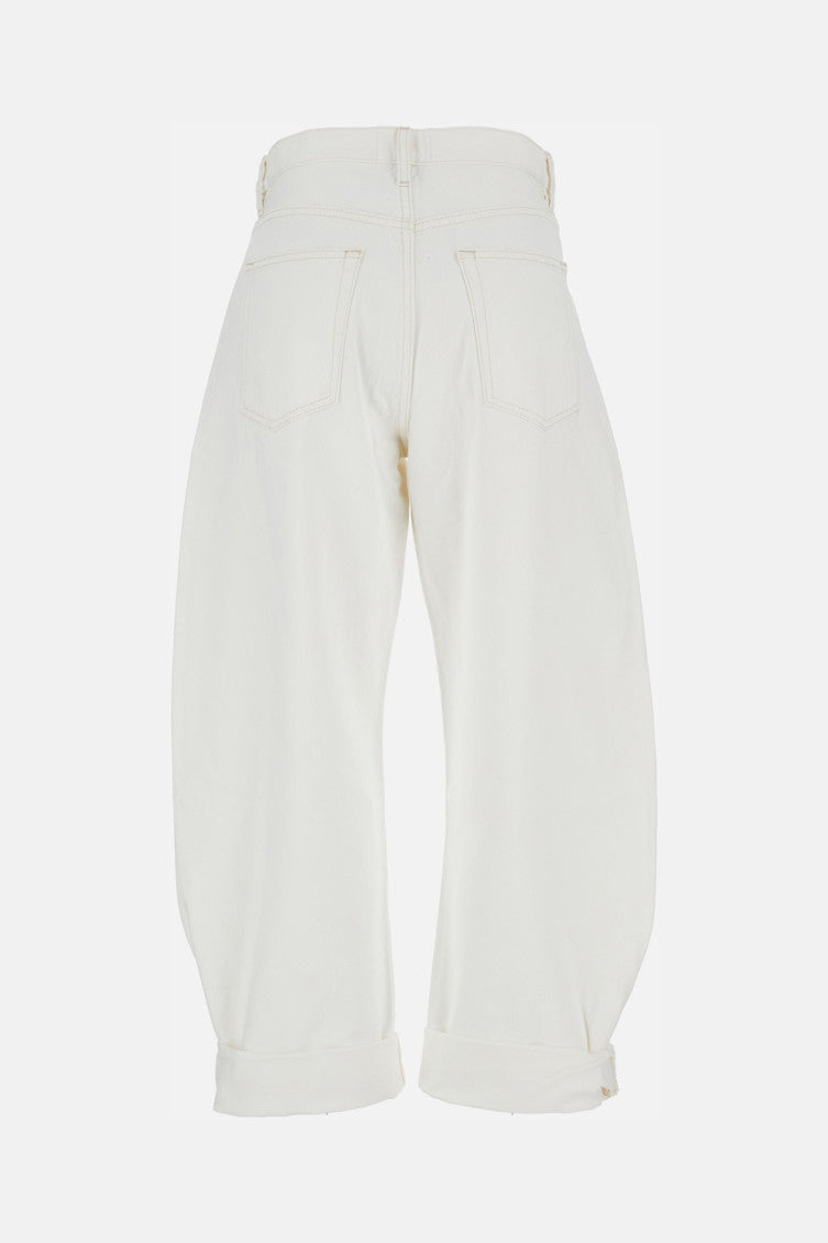 White Bubble Jeans 2
