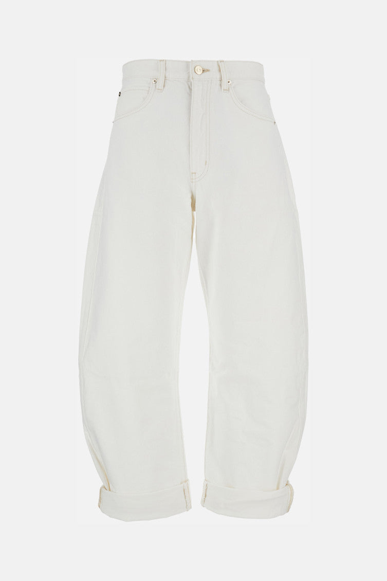 White Bubble Jeans 4