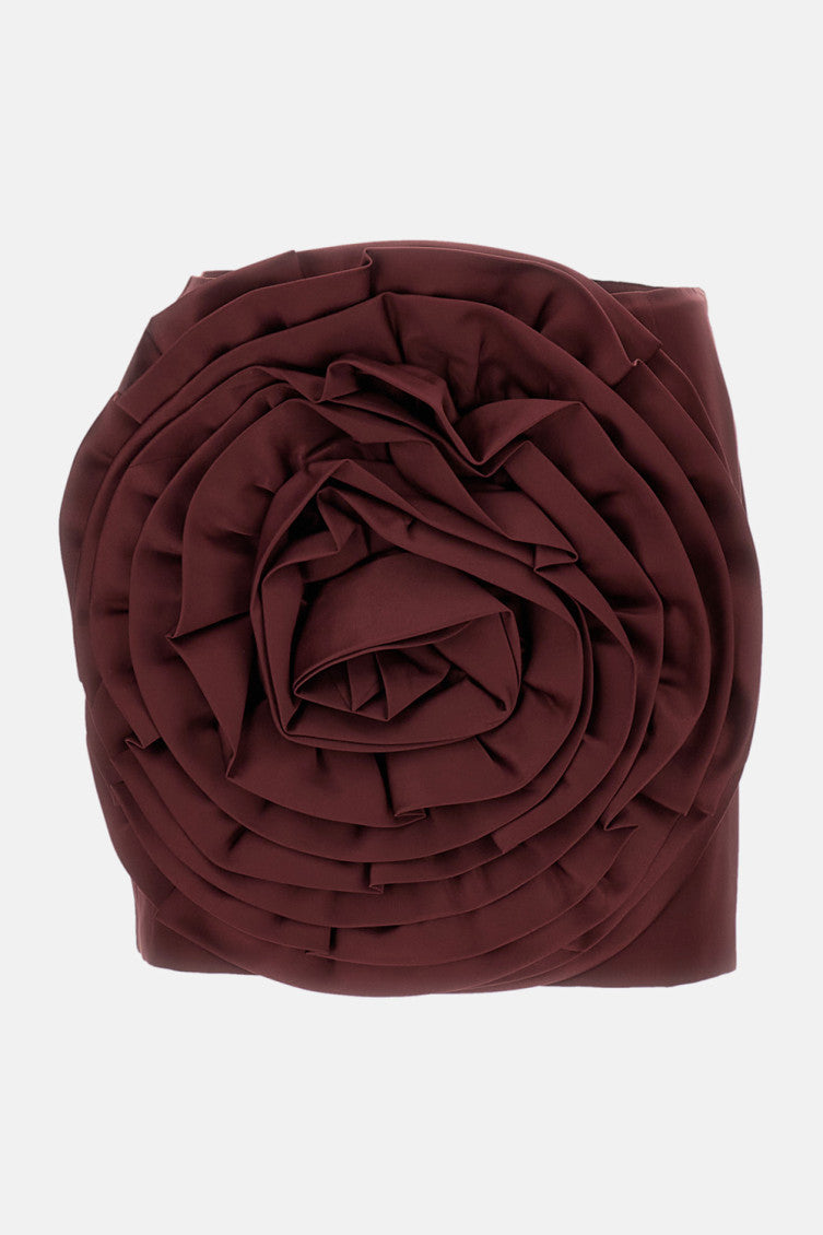 Maroon Mini Skirt 4