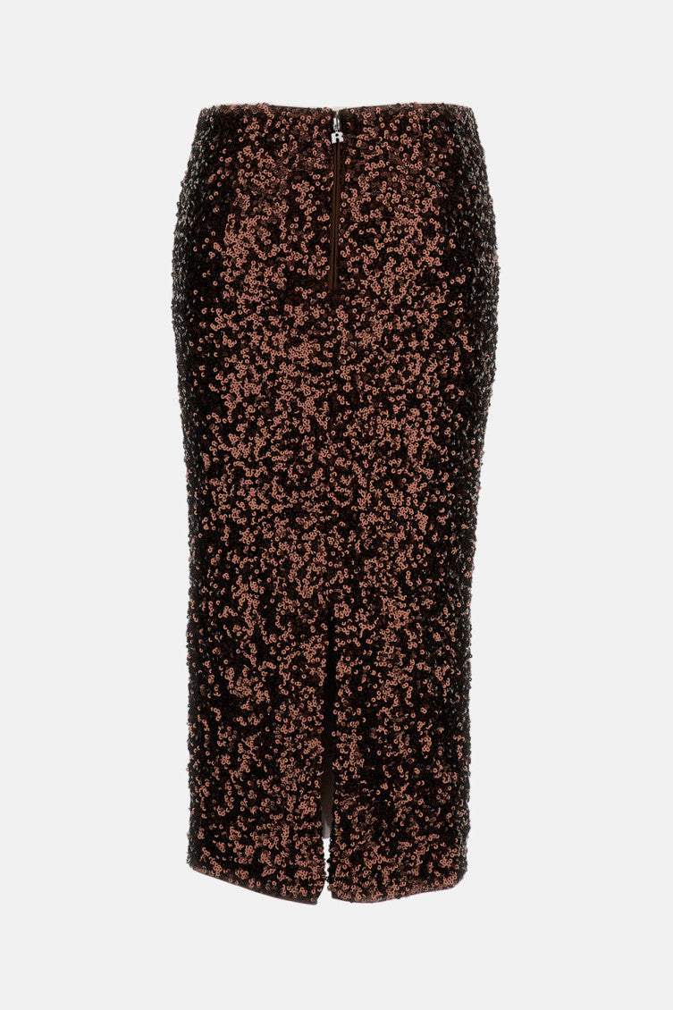 Brown Pencil Skirt 2