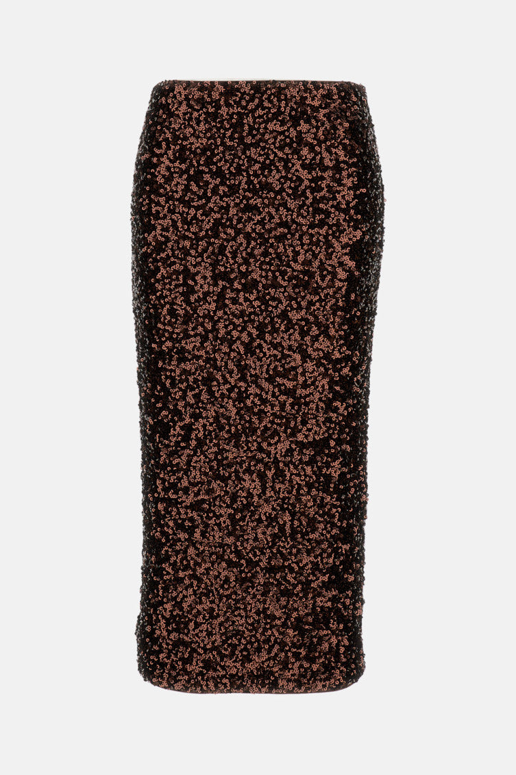 Brown Pencil Skirt 4