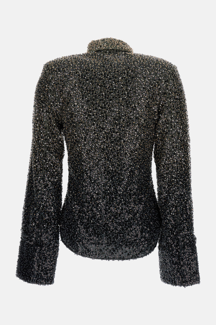 Black Beaded Shirt 2