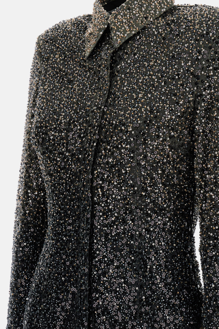 Black Beaded Shirt 3