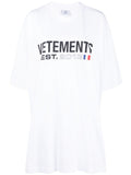 White Logo Cotton T-shirt 1