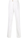 White  Leisure Fit Trousers 1