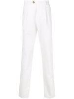 White  Leisure Fit Trousers 1
