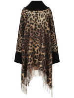 Leopard Animal Print Turtle Neck Sweater 1