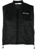 Black Classic Logo Vest Jacket 1