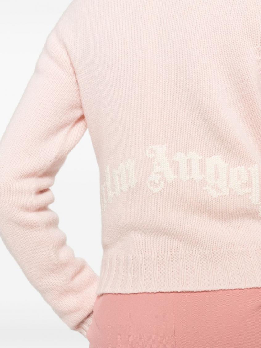 Light Pink Light Pink Logo Sweater 3
