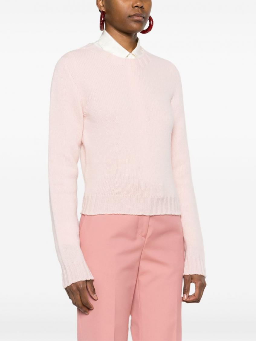 Light Pink Light Pink Logo Sweater 5