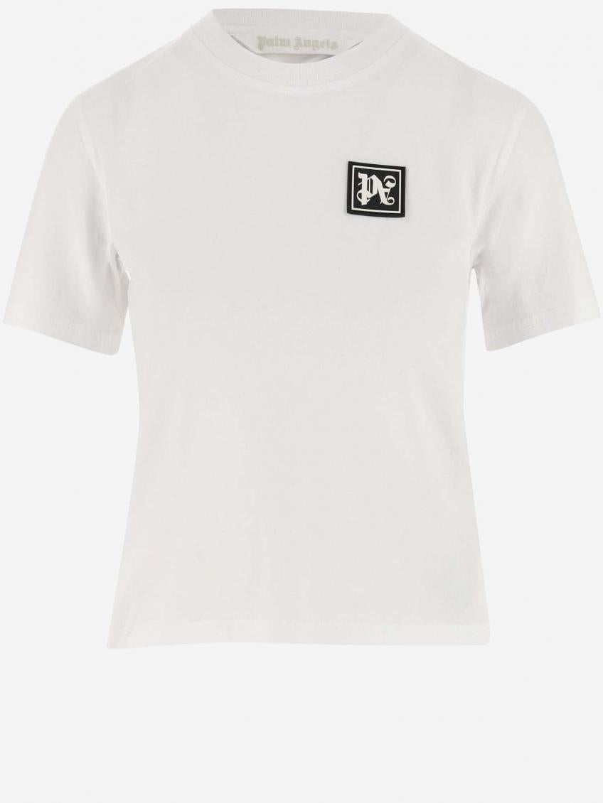 White White Logo Patch T-Shirt 2