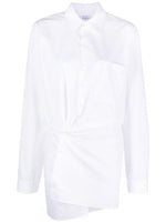 White Cotton Shirt Dress 1