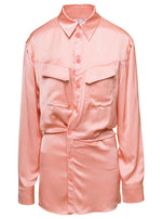 Peach Shirt Dress 1