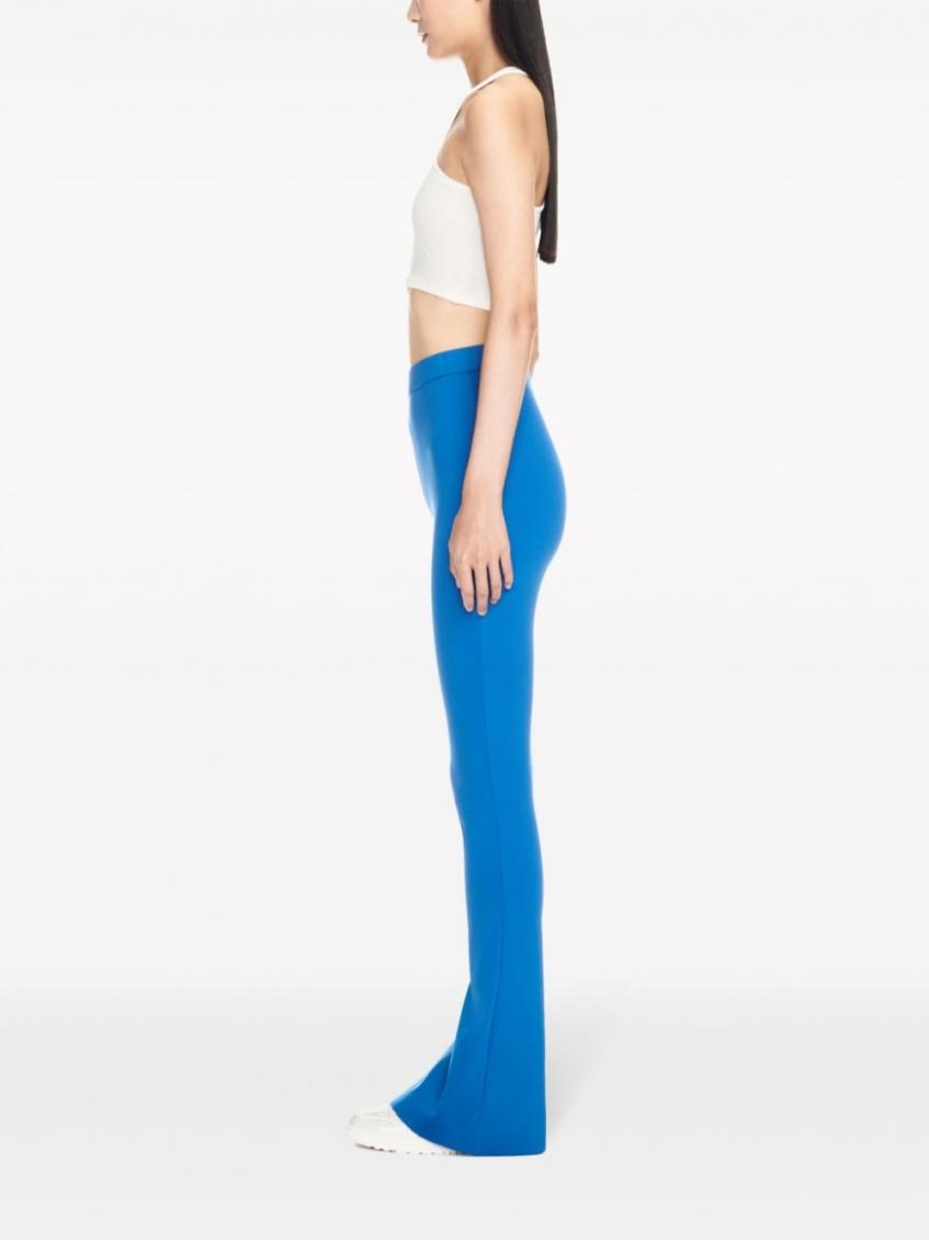 Light Blue Light Blue High Waisted Flared Leggings 5