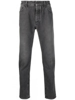 Black Logo Denim Jeans 1